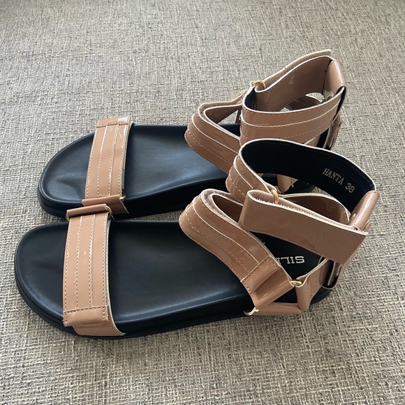 Silent D Ankle Strap Sandal Cream Size 38 (Brand New from Anthropologie) - Picture 3 of 6